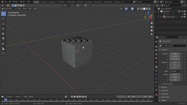 Автоматическая ретопология | Blender addons