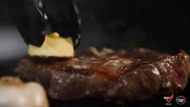 Рибай стейк из американской говядины смотреть онлайн