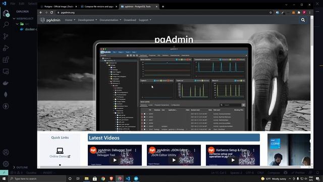 PostgreSQL y PgAdmin en docker-compose смотреть онлайн