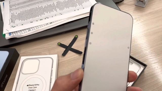 Распаковка нового Айфон 13 pro, небесно голубой цвет смотреть онлайн