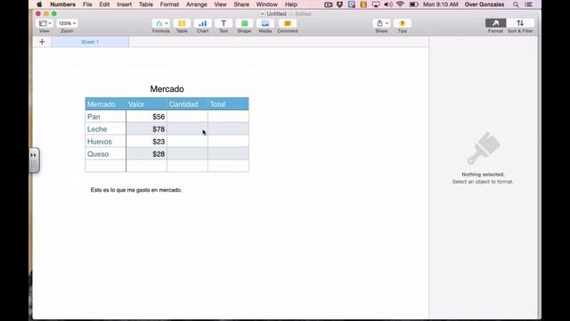 Crear tablas en Apple numbers смотреть онлайн