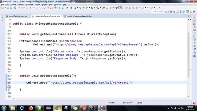 Web services | REST | 10 | Automation using Unirest library | GET, POST, PUT & DELETE | Tamil смотреть онлайн
