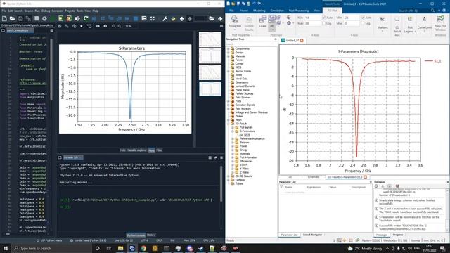 CST Python API/Wrapper Demonstration смотреть онлайн