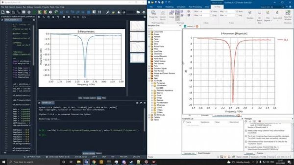 CST Python API/Wrapper Demonstration