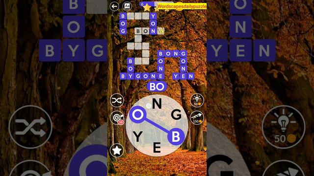 WORDSCAPES Daily Puzzle October 14, 2022 смотреть онлайн