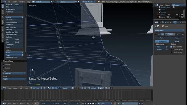 Мини-сценка в Blender. Часть 6. смотреть онлайн