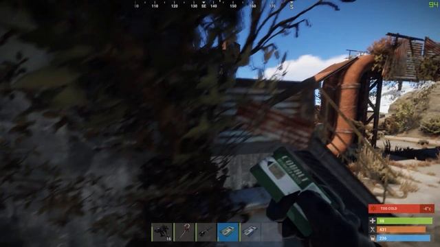 RUST - как лутать депо в раст, красная карта. смотреть онлайн