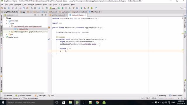 Creating a Simple Graph in Android Studio with GraphView смотреть онлайн