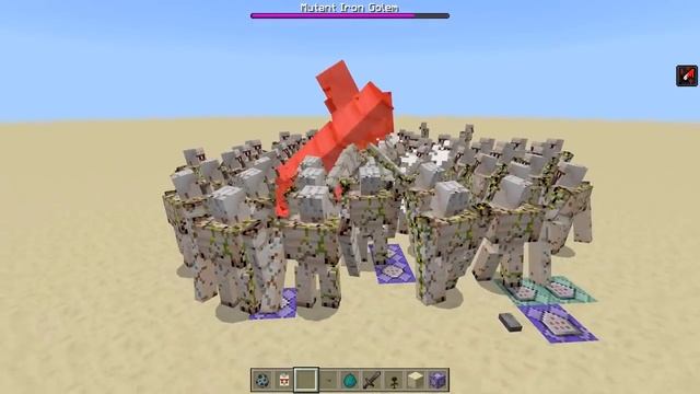 OP Mutant Iron Golem vs All Mobs in Minecraft x100 смотреть онлайн
