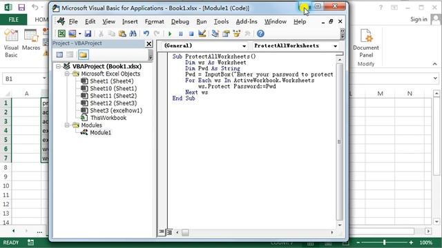 How to Protect Multiple Worksheets at Once in Excel смотреть онлайн