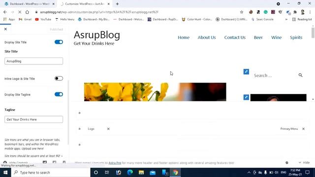 How To Change Site Title And Tag Line In WordPress | How To Add Logo In WordPress 2021 смотреть онлайн