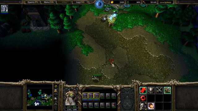 Let's play Warcraft 3 [08] Key of the Three Moons смотреть онлайн