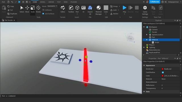 How to script a kill brick | Roblox Studio смотреть онлайн