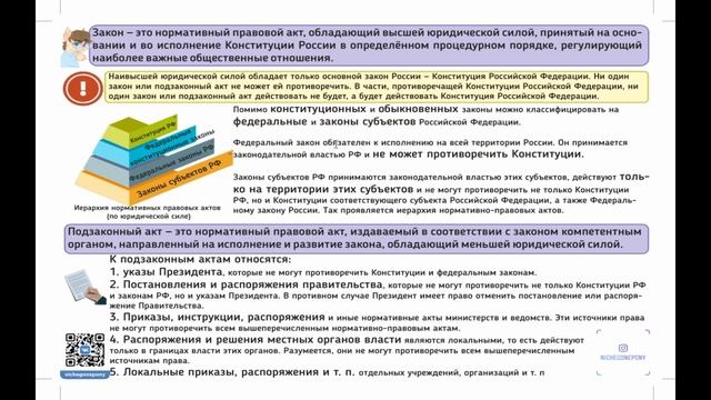 5.2 Система российского права Законотворческий процесс смотреть онлайн