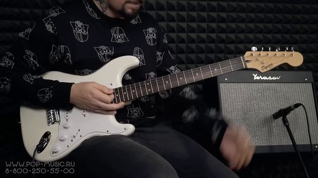 Fender Squier Bullet Stratocaster SSS&HSS Hard Tail недорогие стратокастеры смотреть онлайн