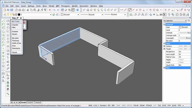 Уроки по BricsCAD BIM. Шаг 1 смотреть онлайн