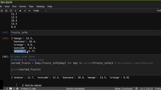 Sort Dictionary by Key and Value in Python смотреть онлайн