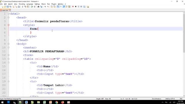 HTML+CSS (Input Form, Datepicker, Input type date) + CSS смотреть онлайн