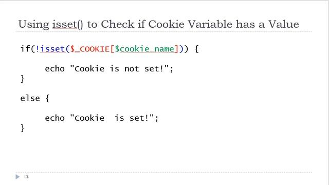 PHP Cookie and Session смотреть онлайн