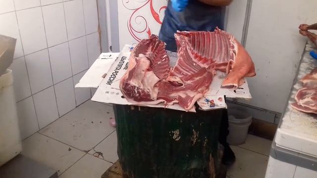 Разрубка курдючного барана смотреть онлайн