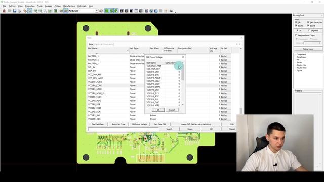 Анализ целостности питания печатной платы в Altair PollEx смотреть онлайн