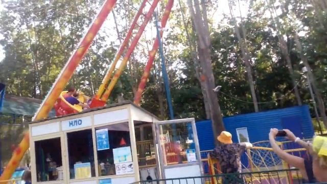 Новый аттракцион в парке Якутова - НЛО смотреть онлайн