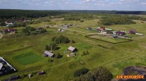 Старинное село Усть-Ухта в Сосногорском районе Республики Коми