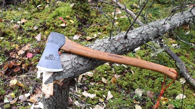 Hults Bruk (HB) Aneby Bushcraft Axe Review смотреть онлайн