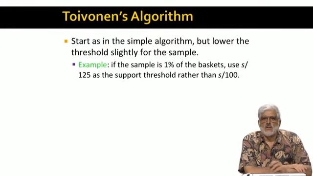 Lecture 23 — All or Most Frequent Itemsets in 2 Passes (Advanced) _ Stanford смотреть онлайн