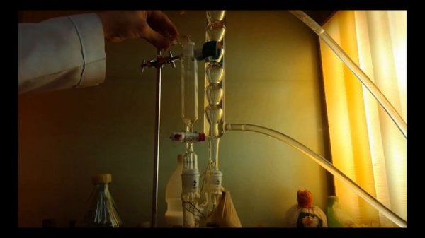 Получение ацетилбромида (synthesis of acetyl bromide)