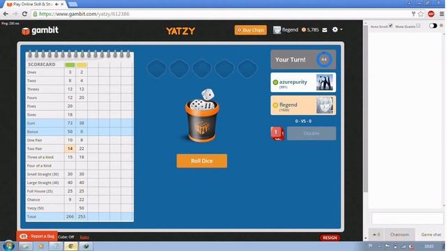 Perfect! Play Game Yatzy 2x Yatzy смотреть онлайн