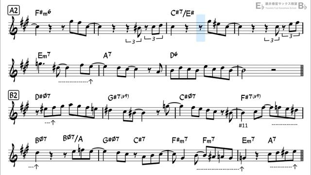 The Gentle Rain - Backing Track with Sheet Music for Alto Sax смотреть онлайн