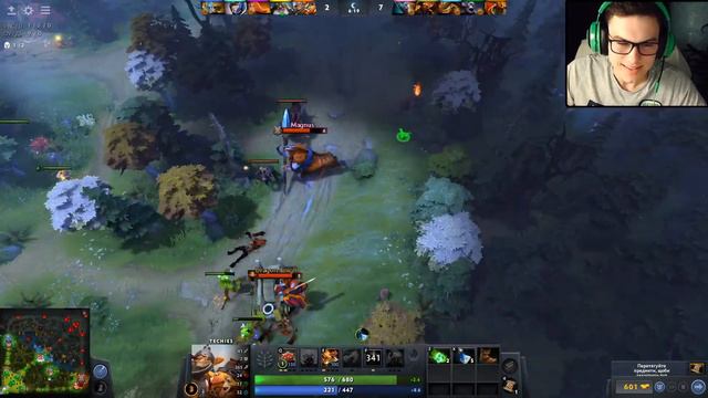 Дота 2. Нуб тащит катку. Играю с другом в Доту 2. смотреть онлайн