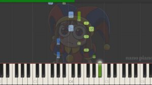 How To Play The Amazing Digital Circus Wacky World On Piano