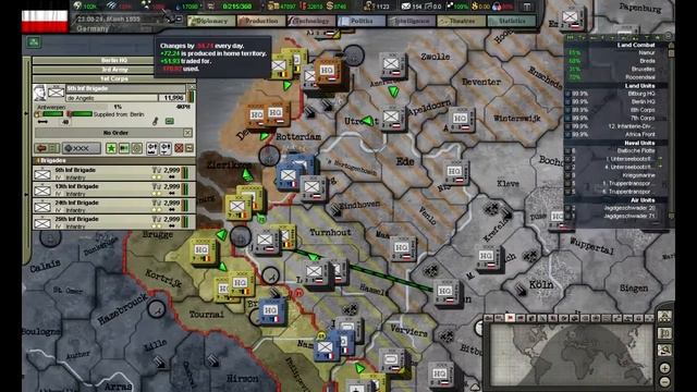 Hearts of Iron 3 For the Motherland - Germany - Hard part 10 смотреть онлайн