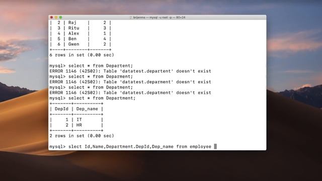 MySQL Tutorial for Beginners 37 - MySQL RIGHT JOIN смотреть онлайн