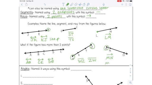 Geometry Lesson: Geometry Terms смотреть онлайн