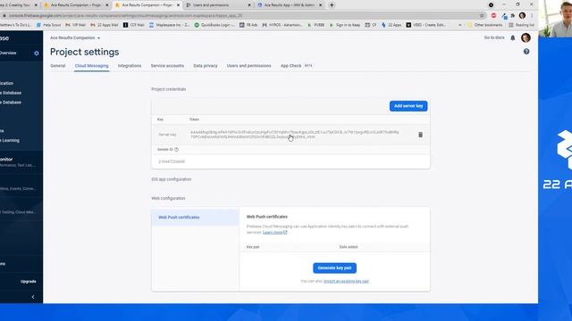 Step 2.3 - Grabbing Your "Firebase Server Key" for 22apps смотреть онлайн
