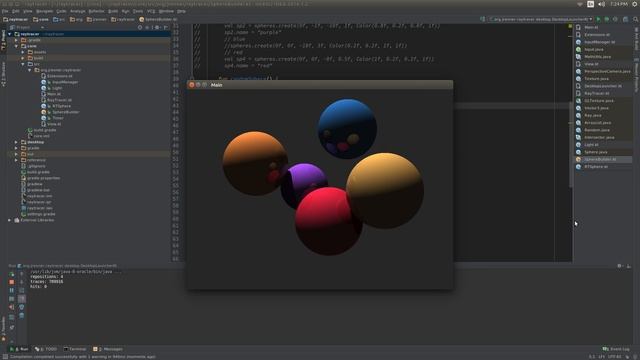 Raytracer written in Kotlin смотреть онлайн