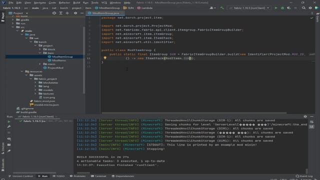 Урок по созданию модов FABRIC 1 16 5 #4 создание вкладок смотреть онлайн