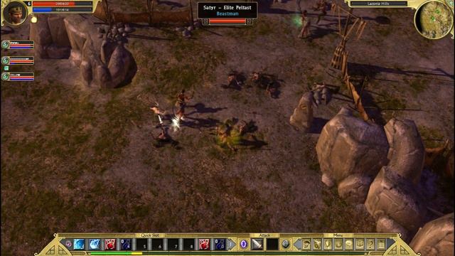 Titan Quest Immortal Throne Co-Op part 05: Buffaloes? смотреть онлайн