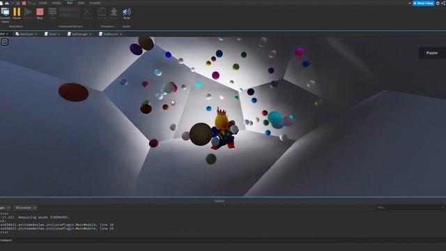 bouncy balls | Roblox Studio смотреть онлайн