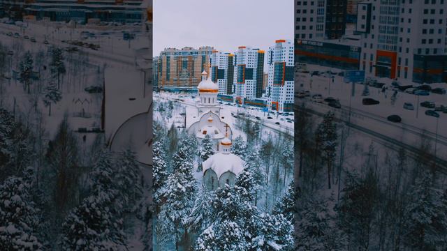 Сургут. Храм Георгия Победоносца. смотреть онлайн