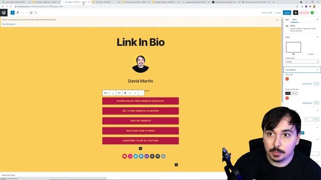 Building a Link In Bio Page with WordPress Gutenberg смотреть онлайн