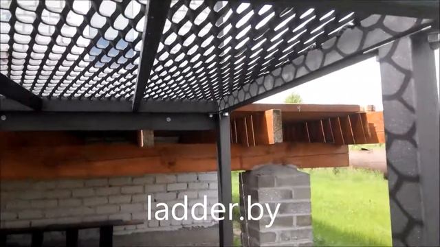 Наружная лестница в частном доме из металла от компании АльтМастер смотреть онлайн
