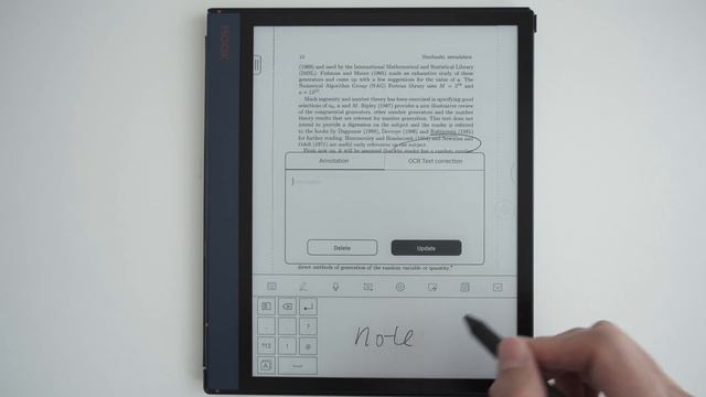 Textbook reading and note-taking at the same time on Boox Note Air E-ink Android tablet смотреть онлайн