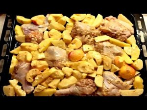 КАК ПРИГОТОВИТЬ КУРИЦУ В ДУХОВКЕ! 😱 САМАЯ ВКУСНАЯ КУРИЦА С ЯБЛОКАМИ И КАРТОШКОЙ _fried chicken