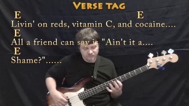 Truckin' (Grateful Dead) Bass Guitar Cover Lesson in E with Chords/Lyrics смотреть онлайн