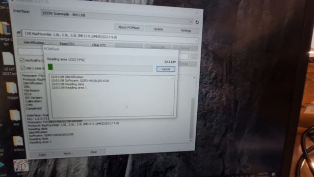 Kia/Hyundai MEDG 17.9.8 ECU Read on Bench PCMFlash Scanmatic Pro смотреть онлайн