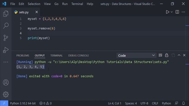 Working with Sets | Python Tutorial for Beginners #8 смотреть онлайн